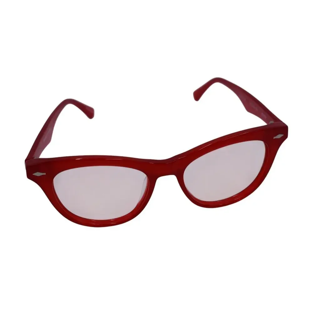 Bridge City Spex MINDY Solid Red Plastic Eyeglasses Frame Only Women 50-19-145